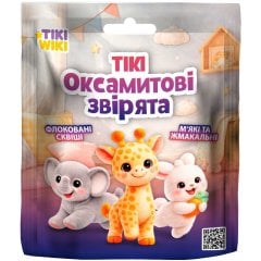 Игрушка сквиш TIKI WIKI ТИКИЕ БАРХАТНЫЕ ЗВЕРТЫ KD-ZRDW2025011
