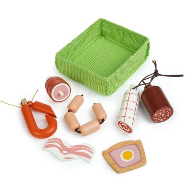 Іграшка з дерева Ящик для ковбас Tender Leaf Toys TL8284, Різнокольоровий