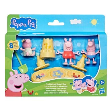 Ігровий набір PEPPA FIGURINES ТРИ МАЛЕНЬКІ СВИНКИ НА ПЛЯЖІ G2833