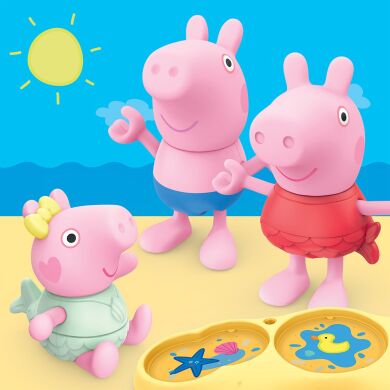 Ігровий набір PEPPA FIGURINES ТРИ МАЛЕНЬКІ СВИНКИ НА ПЛЯЖІ G2833
