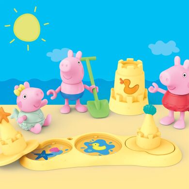Ігровий набір PEPPA FIGURINES ТРИ МАЛЕНЬКІ СВИНКИ НА ПЛЯЖІ G2833
