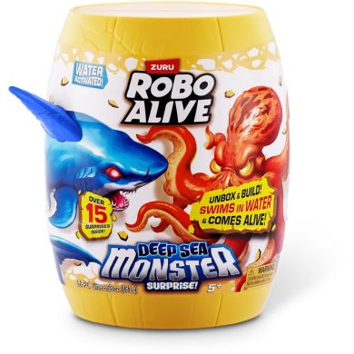 Интерактивный игровой набор ROBO ALIVE S1 Глубоководный сюрприз. БОЛЬШАЯ БЕЛАЯ АКУЛА 71155A