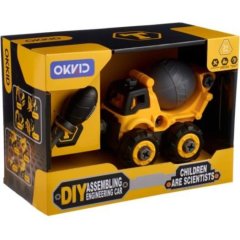 Конструктор 1008 на шурупах, бетоносмеситель, отвертка, кор., 29-21-15 см. 1008