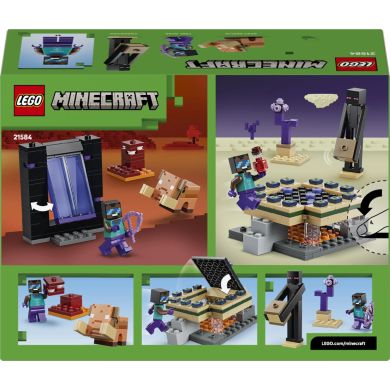 Конструктор LEGO Minecraft Путешествие в Нижний мир и Портал в Край 21584
