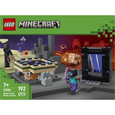 Конструктор LEGO Minecraft Путешествие в Нижний мир и Портал в Край 21584