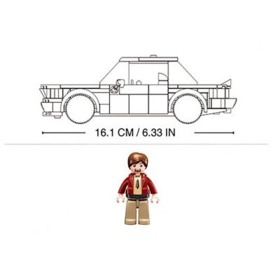 Конструктор SLUBAN M38-B1126 Model Bricks: Класичний автомобіль, 277 деталей