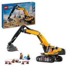 Конструктор Жовтий будівельний екскаватор LEGO City 60420