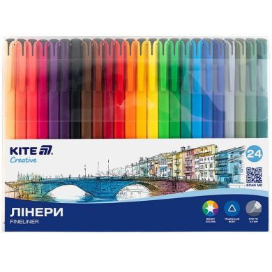 Лінери Kite Creative, набір 24шт K-1165