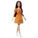 Кукла Barbie Барби Модница в платье в горошек с открытыми плечами GRB52