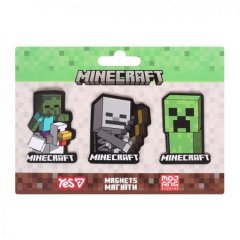 Магніти фігурні Yes Minecraft.Creeper, 3 шт YES 708542
