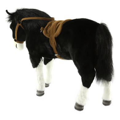 Мягкая игрушка Hansa Карликовый конь Черный 70 см 5453