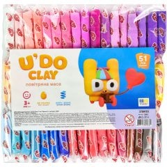 Набор для творчества U'DO Clay 51 шт. брикет 6г (укр) 30921
