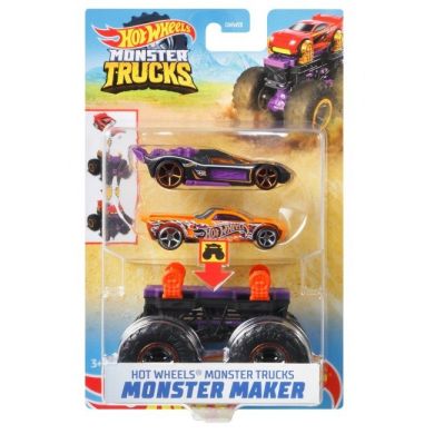 Набор из 2 машинок «Создатель монстров» серии «Monster Trucks» Hot Wheels в ассортименте GWW13