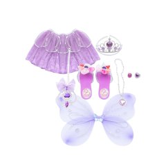 Набор одежды Принцесса-бабочка с юбкой (11 предметов), фиолетовый SP-H01F