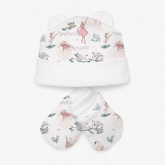 Набор шапки и перчатки My Little Pie 1/3 месяцев (56-62) Melody SET010