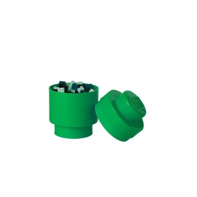 Круглий зелений бокс для гри і зберігання іграшок Х1 Lego 40301734