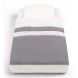 Приставная люлька-кровать CULLAMI с постелью, цвет серый с мишкой CAM 925/926/T161