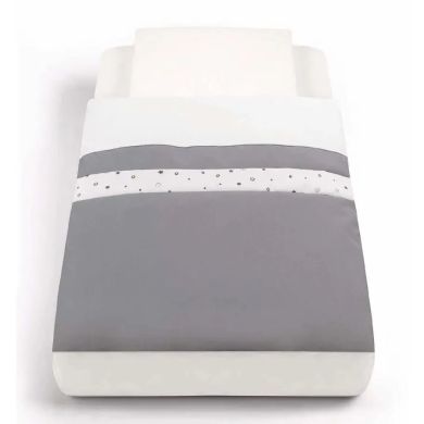 Приставне колиска-ліжечко CULLAMI з постілью, колір сірий з ведмедиком CAM 925/926/T161