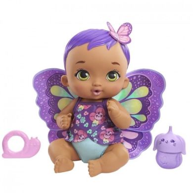 Пупс Фиолетовые крылышки с бутылочкой, My Garden Baby GYP11
