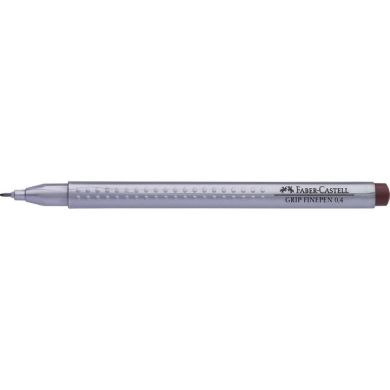 Ручка капиллярная Faber-Castell Grip Finepen 0,4 мм Коричневая 22265