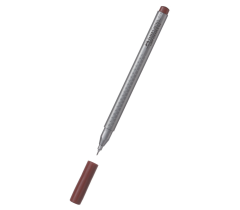 Ручка капиллярная Faber-Castell Grip Finepen 0,4 мм Коричневая 22265