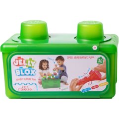 Сенсорный конструктор JELLY BLOX В КЕЙСЕ 2 В 1: СТРОИ-СОСТАВАЙ 931693