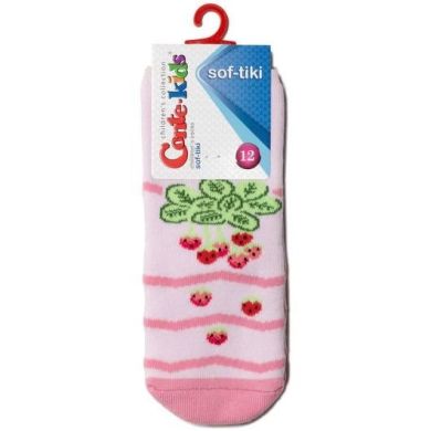 Шкарпетки дитячі CK SOF-TIKI (проти ковзання, з відворотом) 7С-62СП, р.12, 472 світло-рожевий Conte 7С-62СП, 12