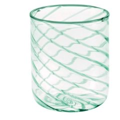 Скляний стакан твіст - прозорий, зелений, у подарунковій коробці, 9см MISS ETOIL 4979650