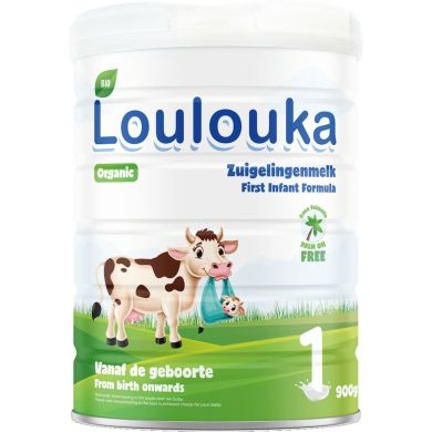 Суміш дитяча з коров'ячого молока №1 органічна з народження 900 г Loulouka  8719326287867