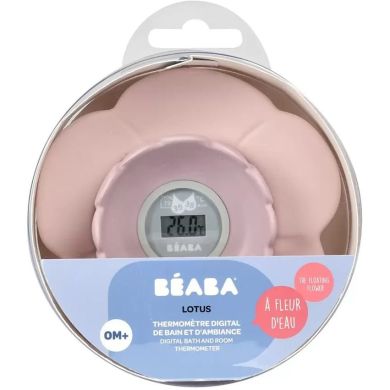 Термометр для ванної Лотос рожевий, Beaba 920377, Рожевий