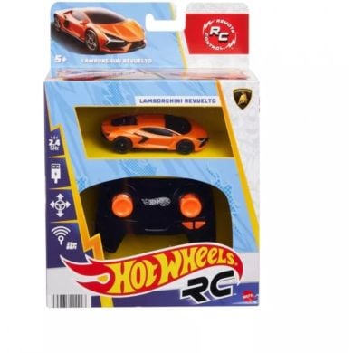 Машинка 1:64 на радиоуправлении "Lamborghini Revuelto" HOT WHEELS HWW55