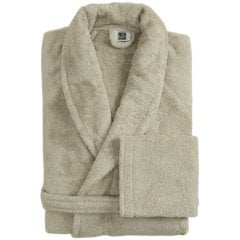 Банный халат 100% хлопок, р. M, цв. PREALPI Biancoperla Бежевый PERLA