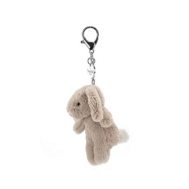 Брелок-м'яка іграшка JellyCat Bashful Bunny, бежевий BB4BBC