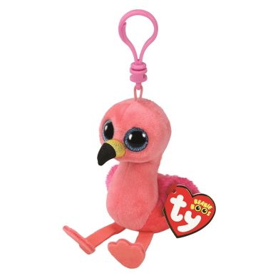 Брелок-мягкая игрушка TY Beanie Boo`s Фламинго Гильда, 12 см, розовый 35210