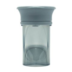 Чашка непроливайка 360° Difrax, Stone 1012 Stone, Сірий