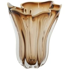 Декоративная ваза &Oslash;22x27 cm KAZUNO прозрачное стекло, коричнево-серо-кремовая Light&Living 5735582