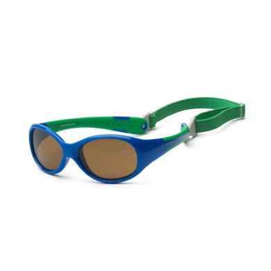 Детские солнцезащитные очки зеленые серии Flex 0 и Koolsun KS-FLRS000