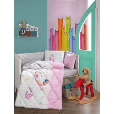 Детский постельный комплект Clasy Розовый PONY PINK, детский