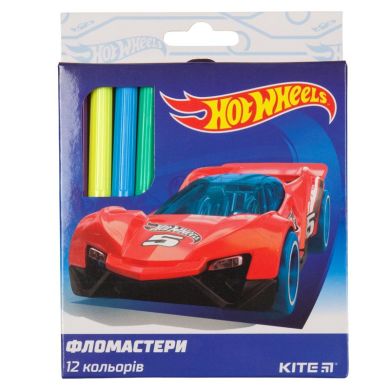 Фломастеры Kite Hot Wheels 12 шт HW19-047