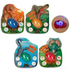 Набір для творчості пластилін в яйці зі світлом в асортименті Dino World 46417