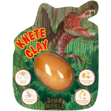 Набор для творчества пластилин в яйце со светом в ассортименте Dino World 46417