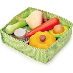 Игрушка из дерева Ящик для овощей Tender Leaf Toys TL8279, Разноцветный