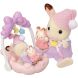 Ігровий набір Sylvanian Families Шоколадні кроленята з колискою 5806