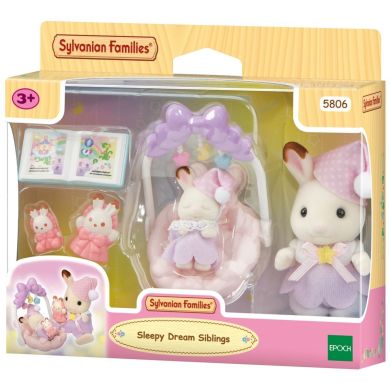 Ігровий набір Sylvanian Families Шоколадні кроленята з колискою 5806