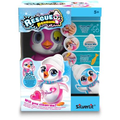 Интерактивная игрушка Спаси Пингвина, розовая Silverlit 88651
