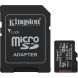 Карта памяти Kingston microSD 128GB C10 UHS-I A1 V10 R150MB/s + SD SDCS3/128GB
