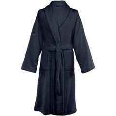 Халат TRIGA S/M унисекс, темно-синий Tiseco 3634NAVYBLUE
