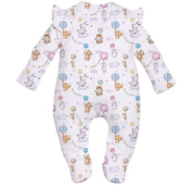 Комбинезон закрытая ножка с крылышками 6-9 m