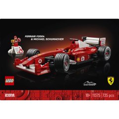 Конструктор Ferrari F2004 и Michael Schumacher LEGO Icons 11375