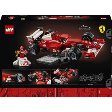 Конструктор Ferrari F2004 и Michael Schumacher LEGO Icons 11375